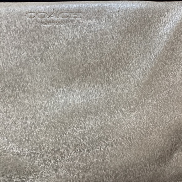 Coach LEGACY RORY 19902 green grey brown leather purse zip closure - Picture 13 of 14